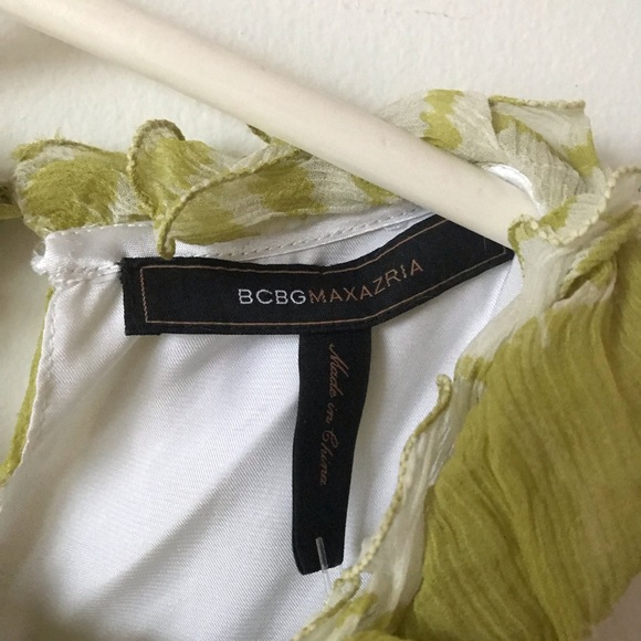 bcbgmaxazria silk chiffon dress - Picture 5 of 14